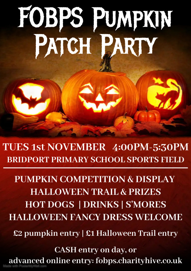 FOBPS Pumpkin Patch Party - PUMPKIN CARVING ENTRY