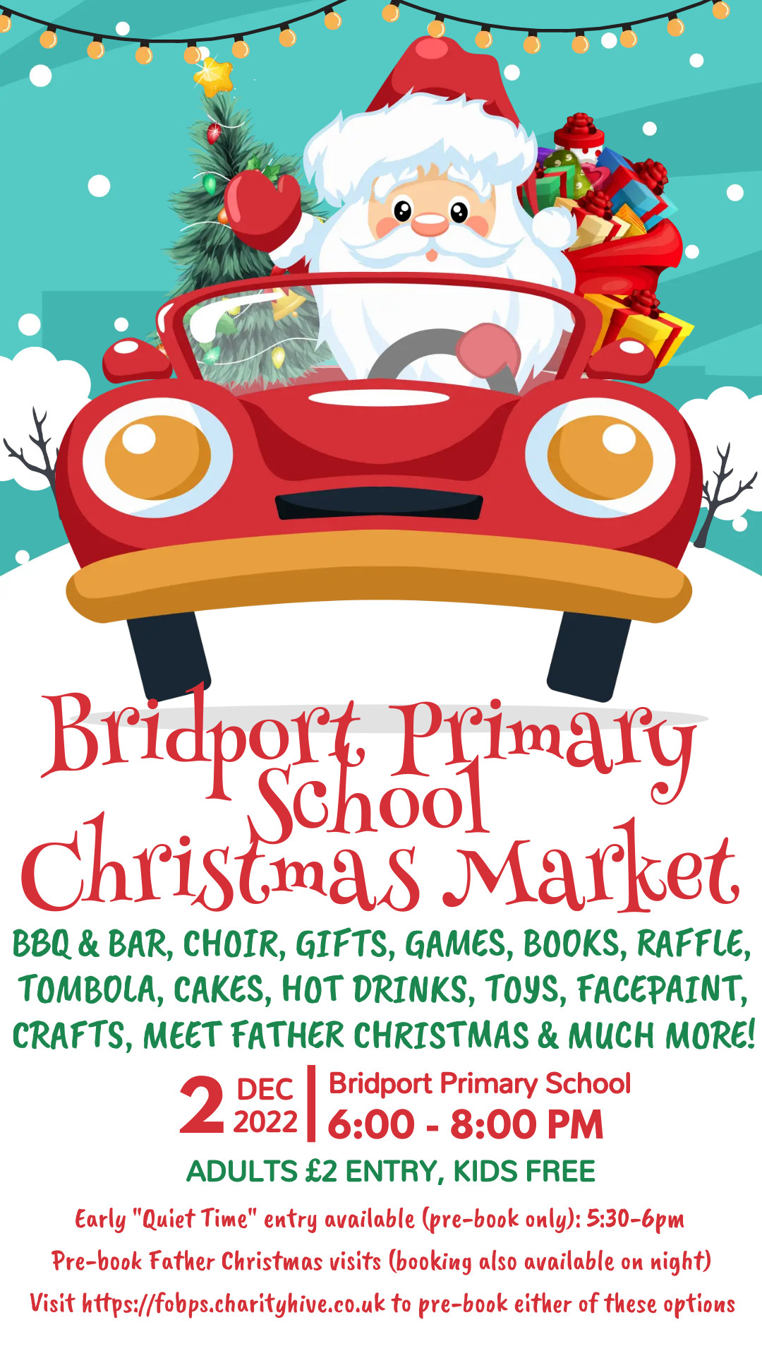 Christmas Market Quiet Time Entry - ADULT (5:30pm - 6:00pm)